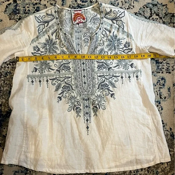 Johnny Was Blouse XS - Picture 7 of 7